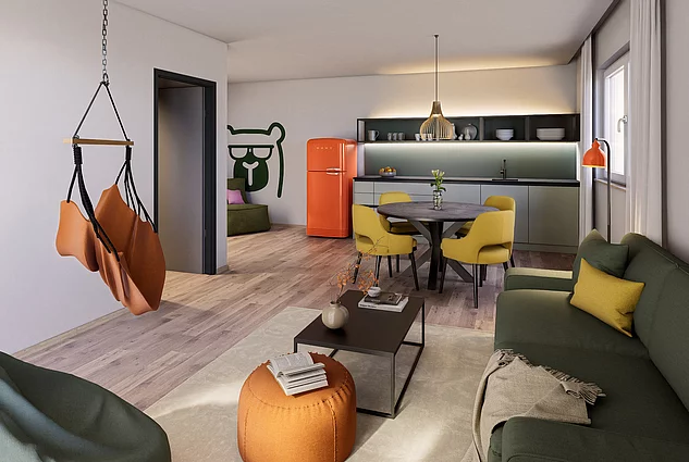 Moderne Zimmer in unseren Ferienappartements in Lofer