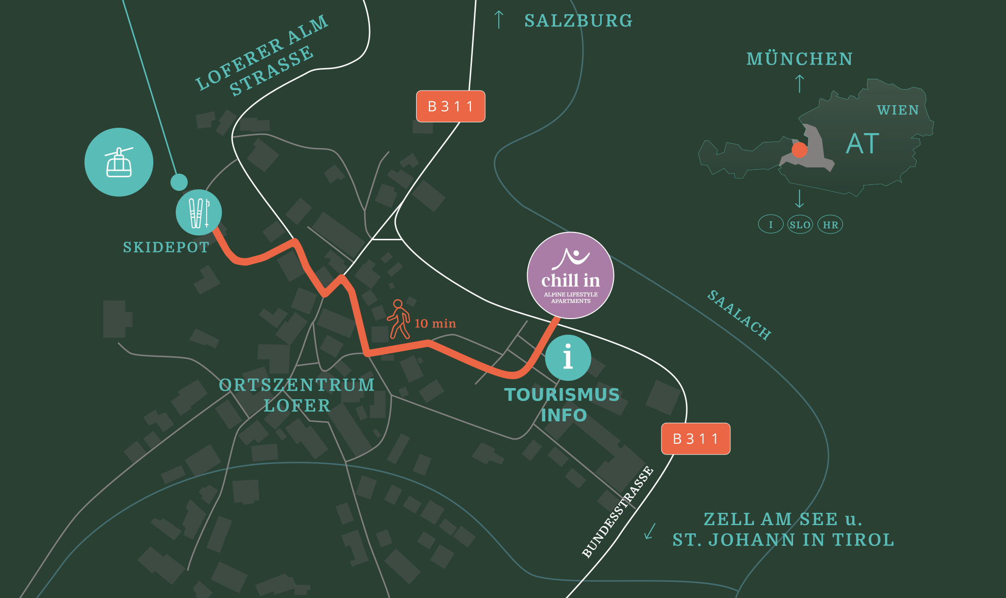 TOP Lage für deinen Urlaub in Lofer